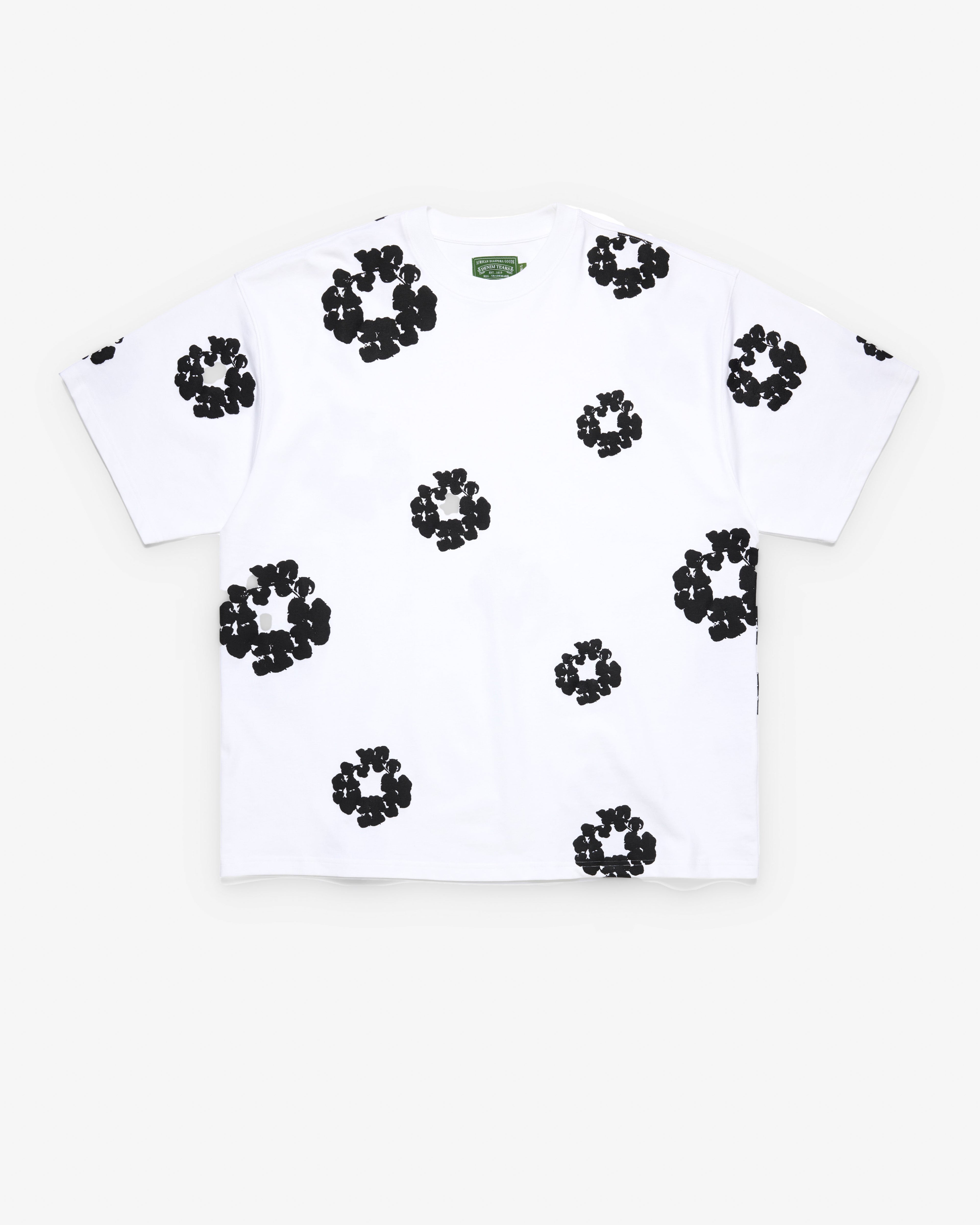 Denim Tears - Men's Cotton Wreath Tall Tee - (White)