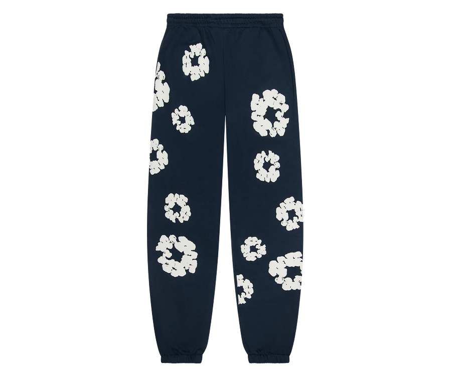 Denim Tears The Cotton Wreath Sweatpants Navy