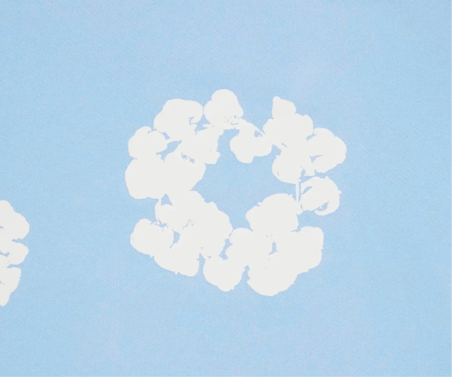 Denim Tears The Cotton Wreath Sweatshirt Powder Blue