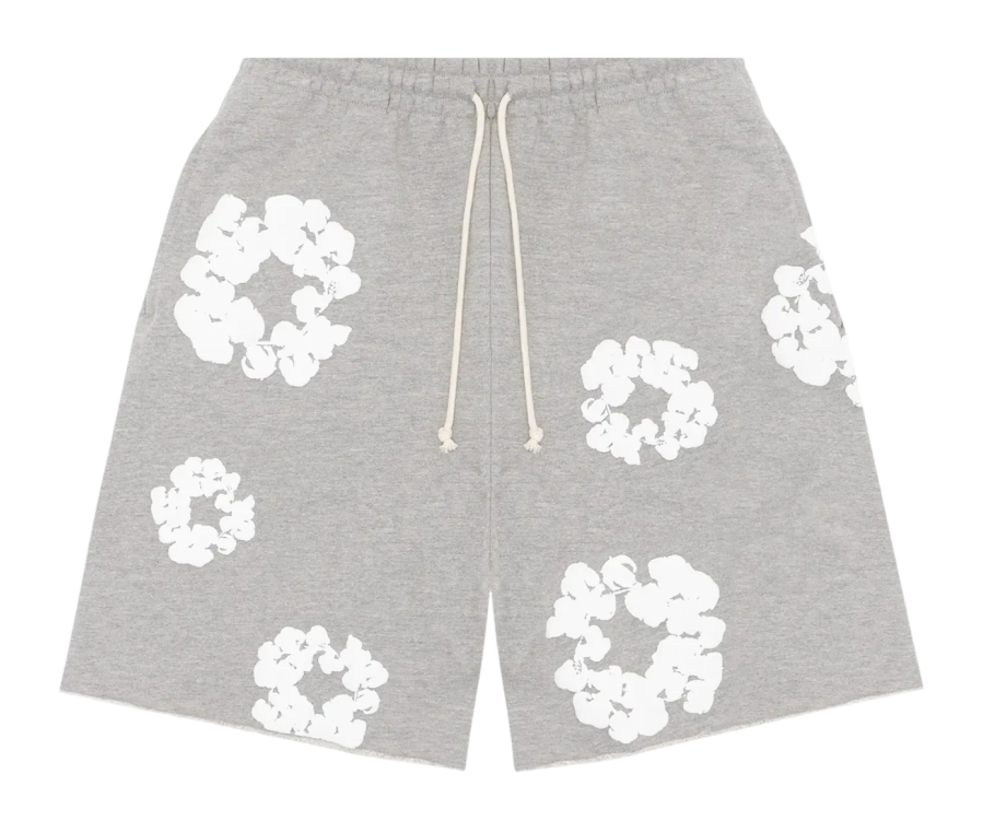 Denim Tears The Cotton Wreath Shorts Grey