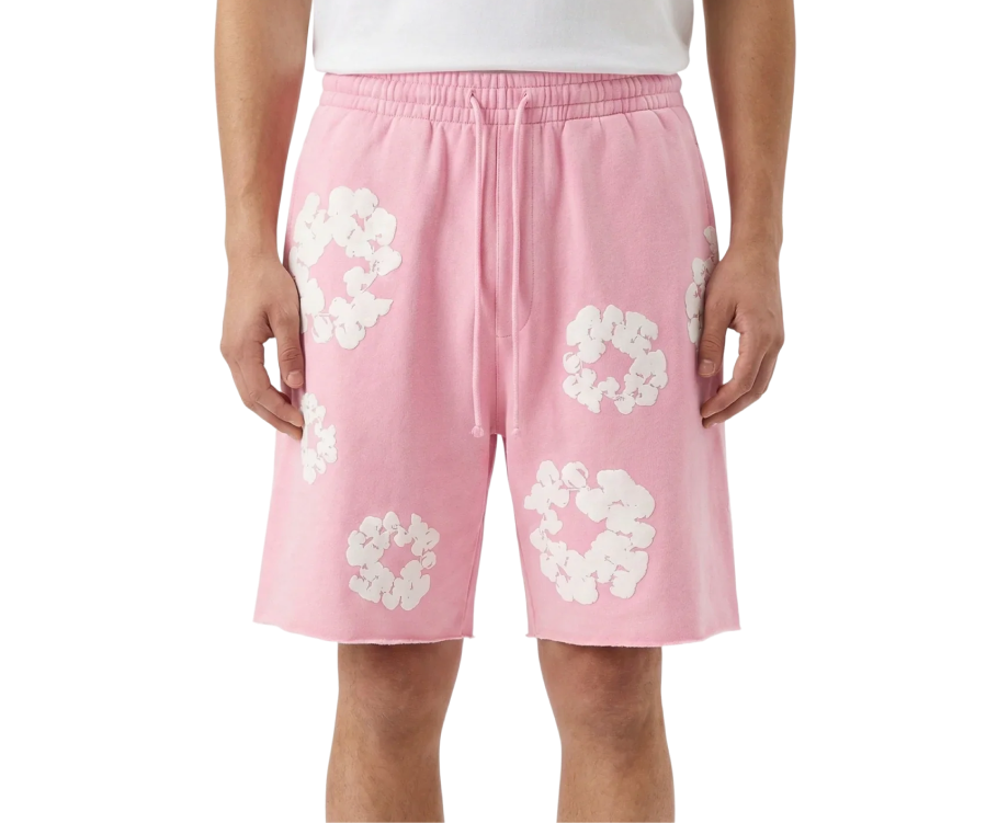 Denim Tears The Cotton Wreath Shorts Pink