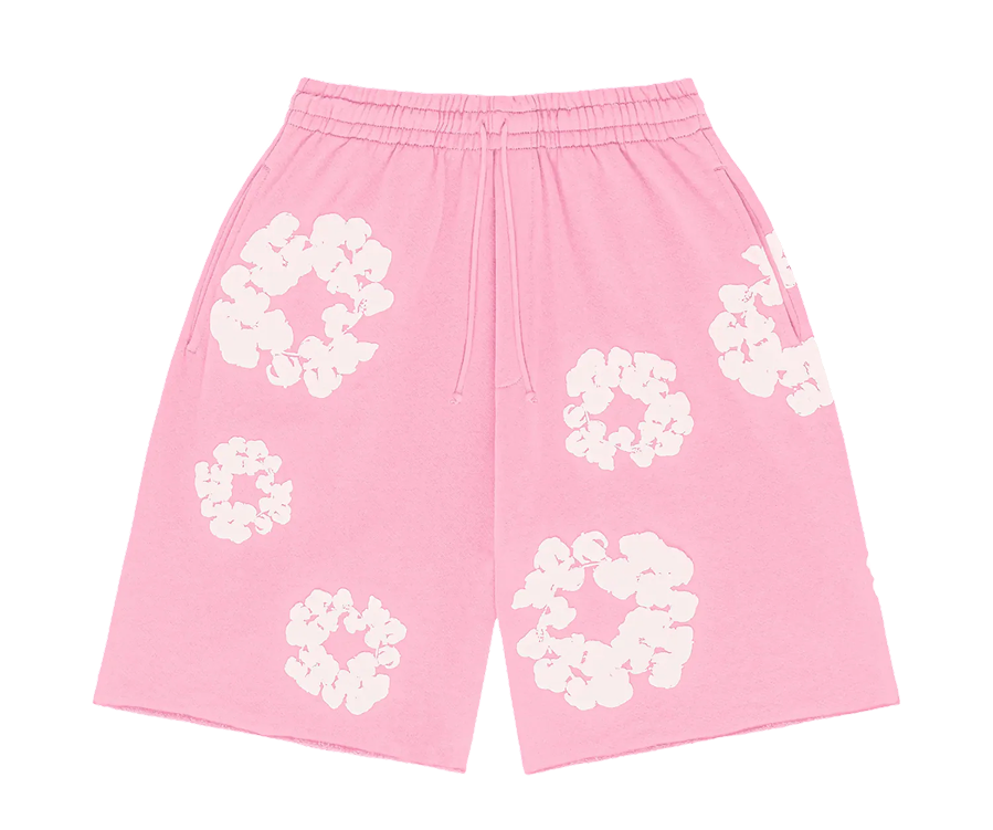 Denim Tears The Cotton Wreath Shorts Pink