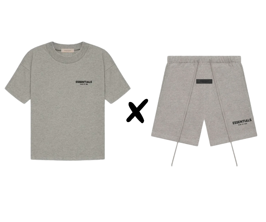 Fear of God Essentials (SS22) Dark Oatmeal Summer Set