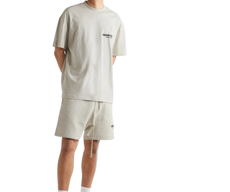 Fear of God Essentials (SS22) Light Oatmeal Summer Set