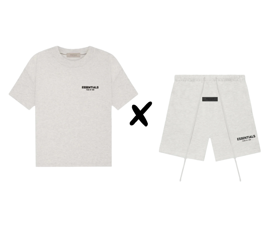 Fear of God Essentials (SS22) Light Oatmeal Summer Set