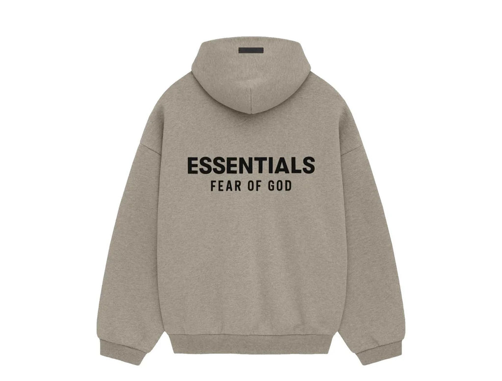 Fear of God Essentials Fleece Hoodie (FW24) Heather Grey