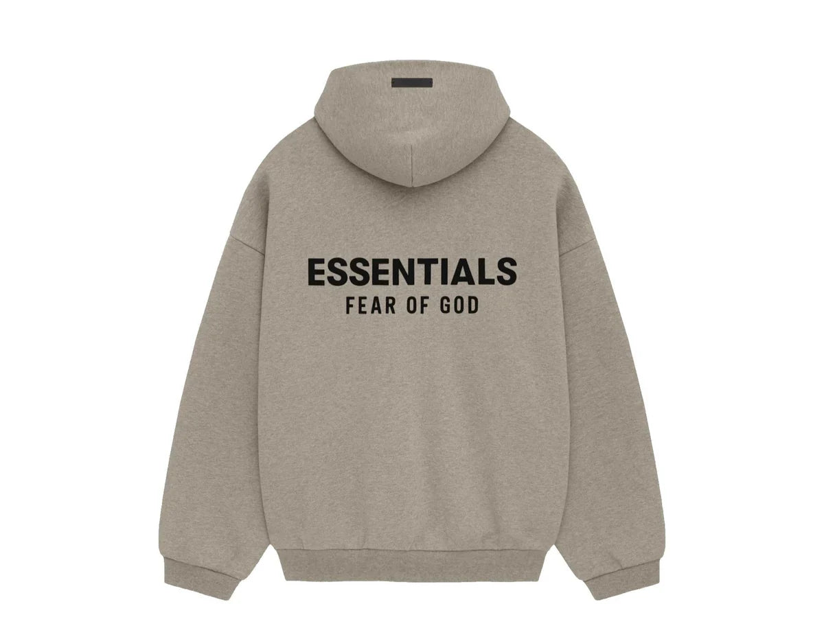 Fear of God Essentials Fleece Hoodie (FW24) Heather Grey