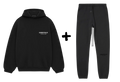 Fear of God Essentials Fleece & Stretch Limo Set (FW24) Black