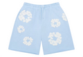 Denim Tears The Cotton Wreath Sweatshorts Powder Blue