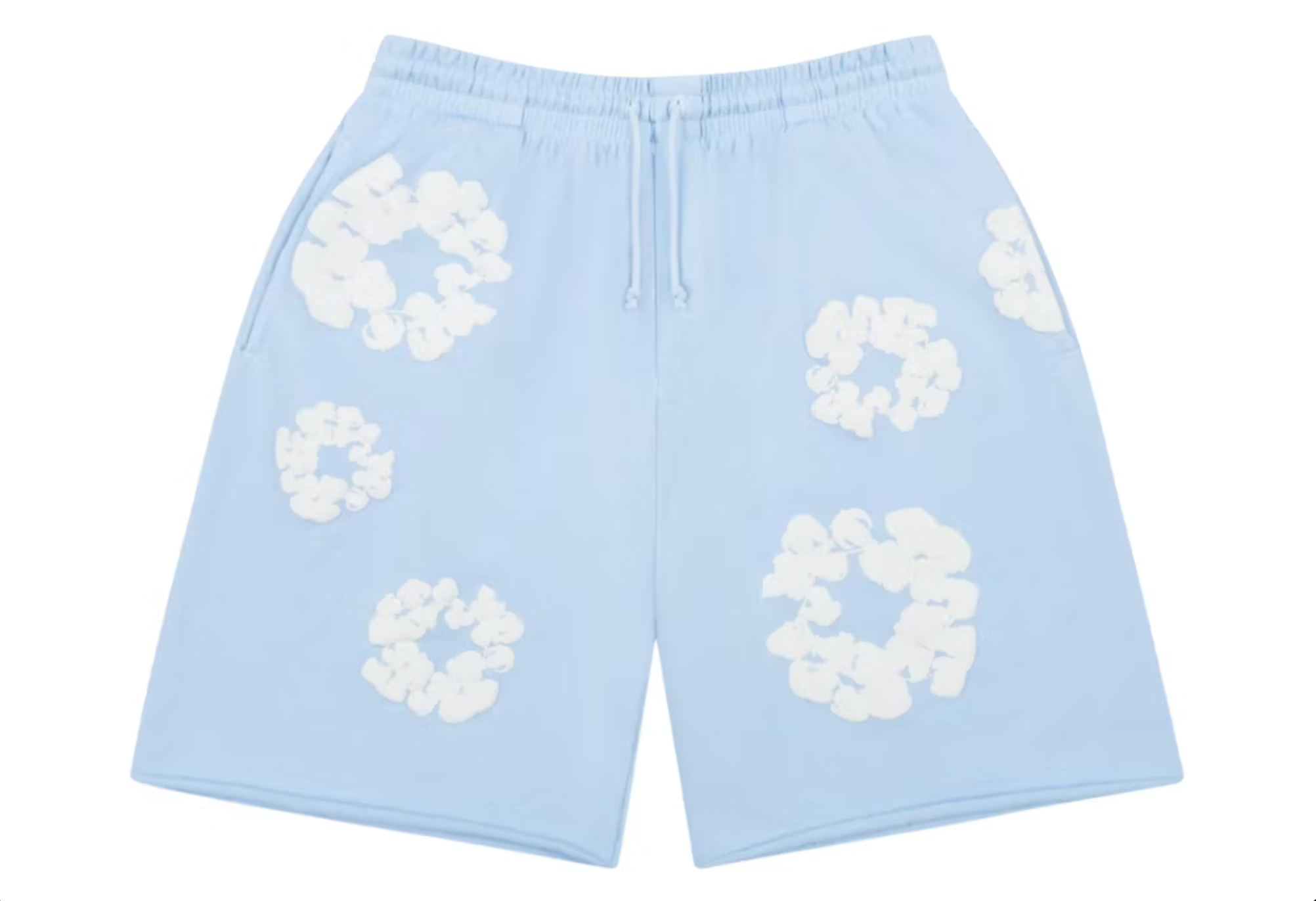 Denim Tears The Cotton Wreath Sweatshorts Powder Blue