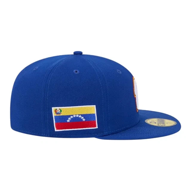 NEW ERA Venezuela 🇻🇪 World Baseball Classic 2026 BLUE FITTED CERRADA Azul HAT