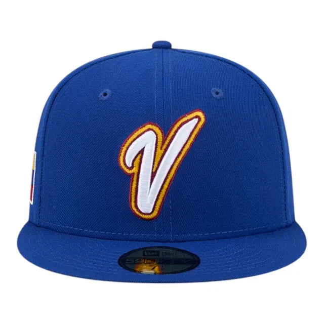 NEW ERA Venezuela 🇻🇪 World Baseball Classic 2026 BLUE FITTED CERRADA Azul HAT